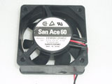 SANYO DENKI 109R0612H402 DC12V 0.11A 6025 6CM 60mm 60x60x25mm 2Pin 2Wire Cooling Fan