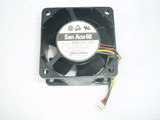 SANYO DENKI 9G0612P1J051 DC12V 2.1A 6038 6CM 60mm 60x60x38mm 4Pin 4Wire Cooling Fan