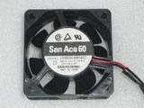 SANYO DENKI 109R0648H402 DC48V 0.04A 6025 6CM 60mm 60x60x25mm 2Pin 2Wire Cooling Fan