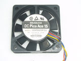 SANYO DENKI 109P0605M704 DC5V 0.15A 6015 6CM 60mm 60x60x15mm 3Pin 3Wire Cooling Fan