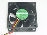 SUNON KDE1206PTV3 MS.M DC12V 0.7W 6025 6CM 60mm 60x60x25mm 3Pin 3Wire Cooling Fan