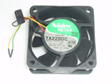 Nidec TA225DC B34605-57 CQ2 DC12V 0.58A 6025 6CM 60mm 60x60x25mm 6pin Cooling Fan