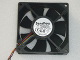 Sensfiow BRUSHLESS AFC0812C BF00 CPC-2 DC12V 0.16A 8025 8CM 80mm 80x80x25mm 4pin Cooling Fan
