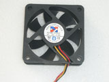 ARX FD1260-A1053C E145724 DC12V 0.19A 6015 6CM 60mm 60x60x15mm 3pin 3Wire Cooiing Fan