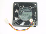 Panaflo 5H22A73 1D FBA06A12V DC12V 0.3A 6025 6CM 60mm 60x60x25mm 3pin Cooling Fan