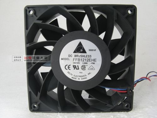 Delta FFB1212EHE F00 FOO 12038 120mm 12CM 120*120*38mm 120x38mm 4Pin 4Wire Cooling Fan