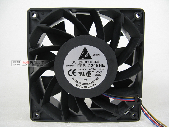 DELTA FFB1224EHE 8D38 DC24V 0.75A 12038 120mm 12CM 120*120*38mm 120x38mm 4Pin 4Wire PWM Cooling Fan