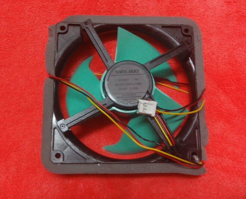 Haier LC-197WBP NMB-MAT FBA12J12M DC12V 0.23A 125x125x35mm 125mm 130mm 3Wire REFRIGERATOR Cooling Fan