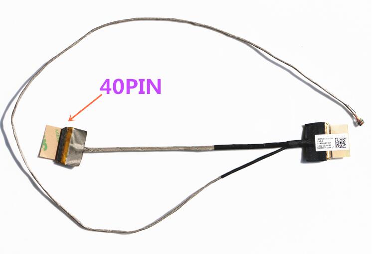 New ASUS X555LD K555L A555L F555L R556L X554L Y583L 1422-01UN0AS 40Pin LED LCD LVDS Video Display Cable