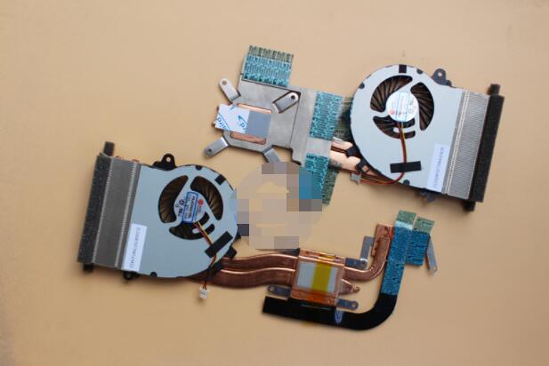 Set of 2 MSI GS70 2PE 2QE 2OD ONC 6QC 6QD 6QE MS-1771 MS-1773 GTX765M GPU + CPU Heatsink Cooling Fan