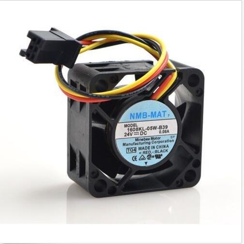 New FANUC NMB-MAT 1608KL-05W-B39 TQ4 DC24V 0.08A 40x40x20mm 40mm 3Pin Cooling Fan