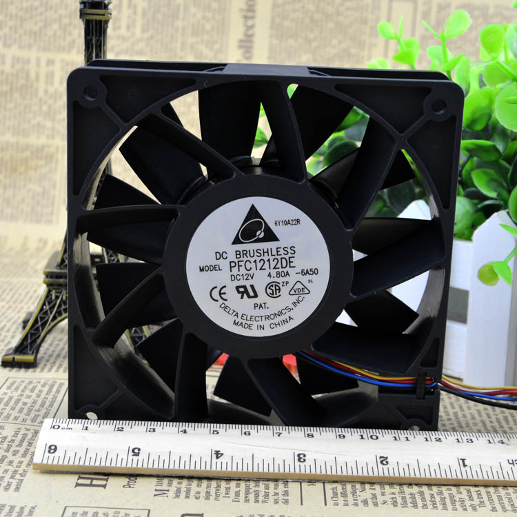 ANT MINER S7 S9 BITMAIN DC12V 4.8A 57.6W 253CFM 120x120x38mm Extreme Hi-speed 4wire 120mm Cooling Fan