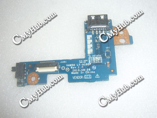 Dell Latitude E5540  LS-A102P USB ON/OFF Switch Sub Connector Board