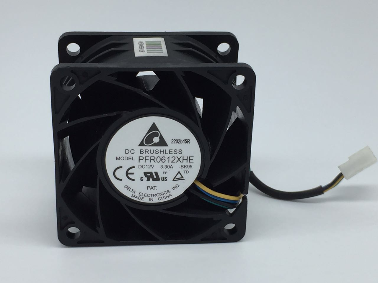 Delta PFR0612XHE BK95 DC12V 3.30A 6038 6CM 60mm 60x60x38mm DC12V 3.30A 4Pin 4Wire Cooling Fan