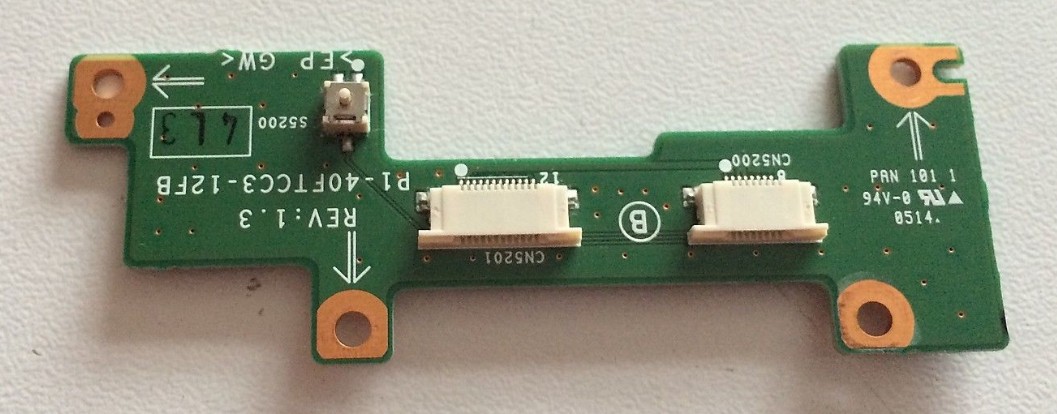 SONY VAIO VGN-B100 SWX-178 P1-40FTCC3-12FB Touchpad Mouse Button Swtich Circuit Board