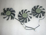 Set Of 3pcs Zotac GTX980Ti OC EVERFLOW T129215SM DC12V 0.25A 4Pin 3*4Wire Graphics Card Cooling Fan