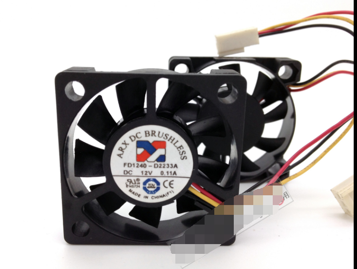 ARX FD1240-D2233A DC12V 0.11A 4010 4CM 40mm 40x40x10mm 3Wire 3Pin Cooling Fan