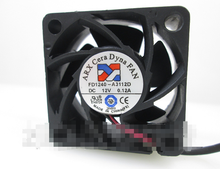 ARX FD1240-A3112D DC12V 0.12A 4020 4CM 40mm 40x40x20mm 2Wire 2Pin Cooling Fan