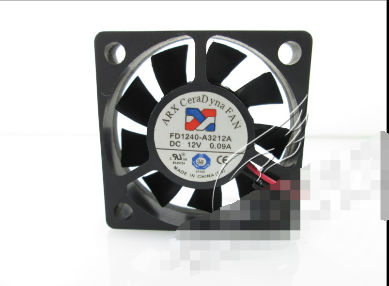 ARX FD1240-A3212A DC12V 0.09A 4010 4CM 40mm 40x40x10mm 2Wire 2Pin Cooling Fan