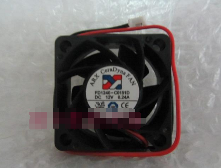 ARX FD1240-C0151D DC12V 0.24A 4020 4CM 40mm 40x40x20mm 2Wire 2Pin Cooling Fan