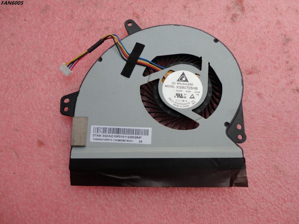 New Asus X501 X501A KSB0705HB-CA1B EF75070 DC5V 4PIN CPU Cooling Fan