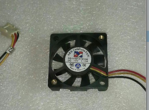 ARX FD1240-C1233A DC12V 0.13A 4010 4CM 40mm 40x40x10mm 3Wire 3Pin Cooling Fan
