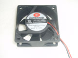 SUPERRED CHA6012 CHA6012EB-55-OF-A DC12V 0.28A 6025 6CM 60mm 60x60x23mm 2Pin 2Wire PC Case Cooling Fan