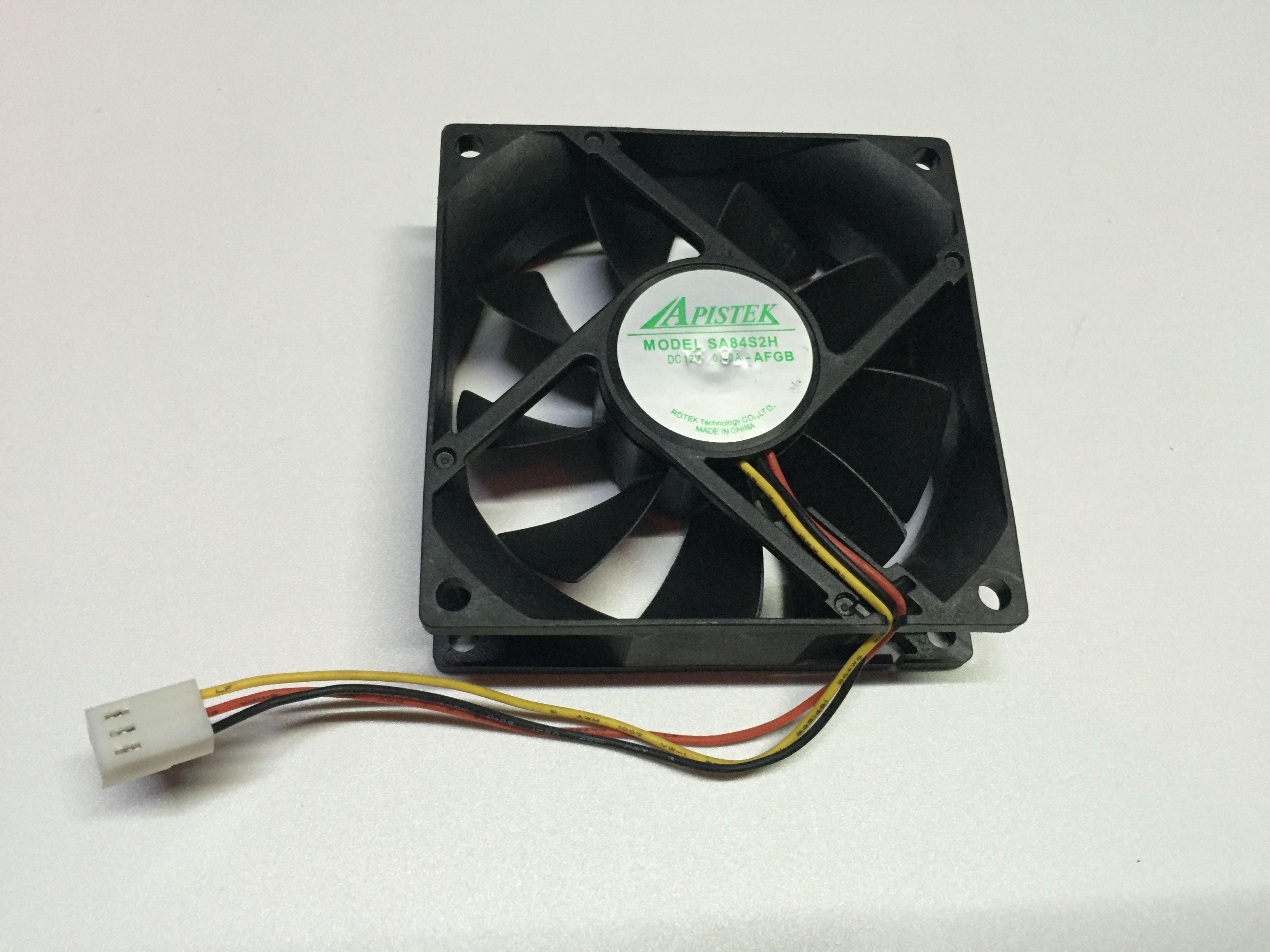 APISTEK SA84S2H DC12V 0.40A 8025 8CM 80MM 80x80x25mm Cooling Fan