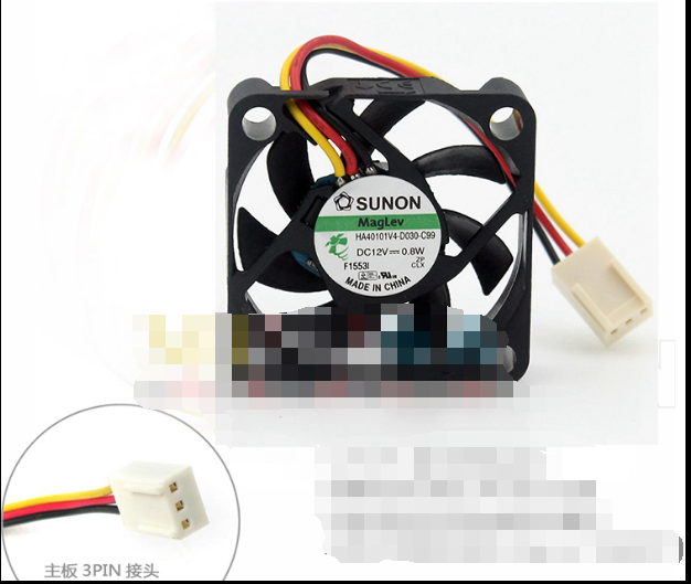 SUNON HA4010V4-D030-C99 4CM 40mm 40x40x10mm DC12V 0.8W Cooling Fan