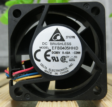 Delta EFB0405HHD CD99 4020 4CM 40mm 40x40x20mm DC5V 0.45A 4Wire 4Pin Chassis Case Cooling Fan