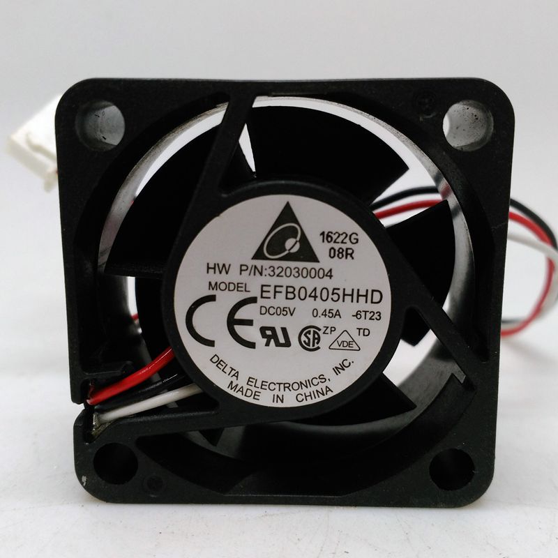 Delta EFB0405HHD 6T23 32030004 213203004 a0b6000702 DC5V 0.45A 3Wire 4Pin H3C Switches Cooling Fan