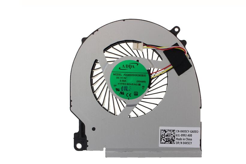 New DELL Inspiron I5 Ins15 7000 7557 7559 04X5CY 04X5CY ADDA AB08505HX090B00 00AM9 GPU Cooling Fan