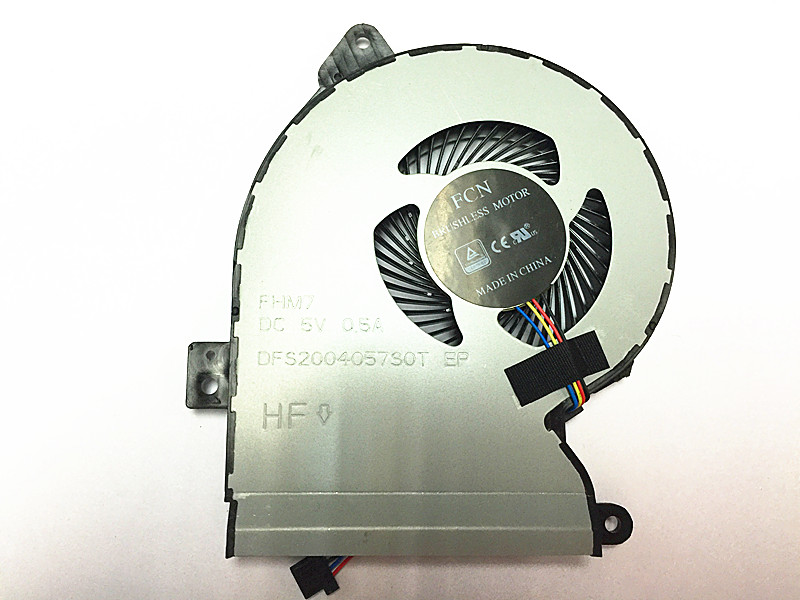 New ASUS X540 X540L VM520U X540SA X540LA X540YA X540LJ X540SC F540 R540 A540U A540UP7200 FHM7 DFS2004057S0T CPU Cooling Fan