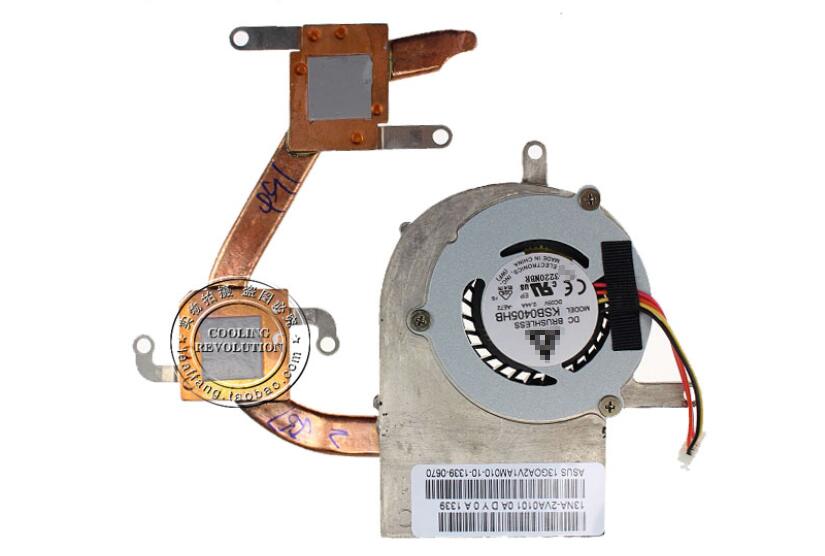 New ASUS EeePC 1015T 1015B 1015PE 1015P 1018P 1015PN 13NA-2VA0101 KSB0405HB AE72 CPU Heatsink Cooling Fan