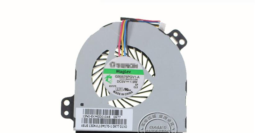 New ASUS UX50 UX50V RXO5 GB0575PGV1-A 13.V1.B4070.F.GN 13N0-EKM0D010AS 13GNVL10M170-1 CPU Cooling Fan