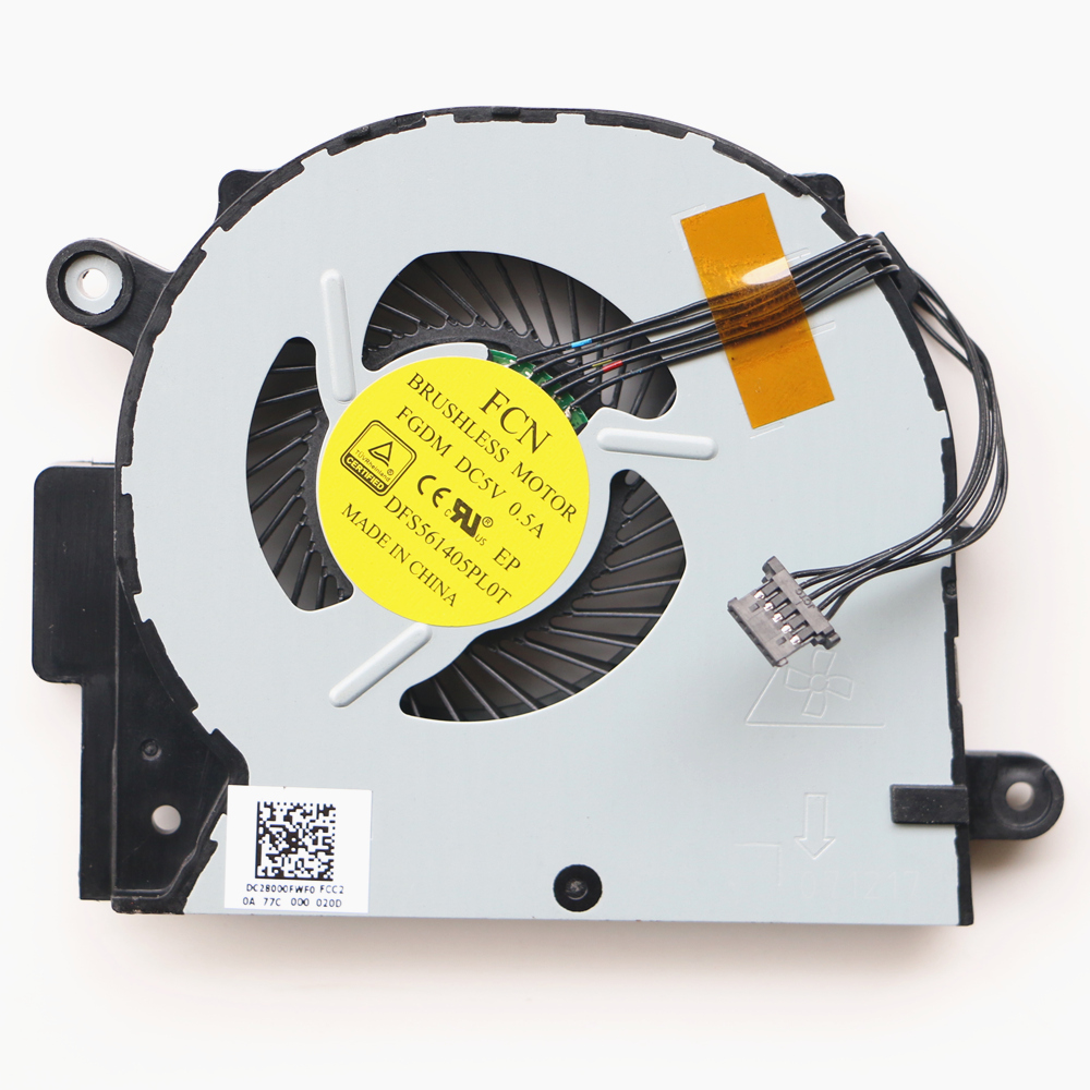 New Lenovo V4000 Y50C Z41 Z51 Z41-70 Z51-70 FCN FGDM DFS561405PL0T DC28000FWF0 5Pin CPU Cooling Fan