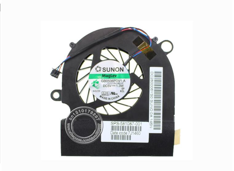 New HP Probook 5310M 5310 581088-001 581087-001 GB0506PDV1-A 13.V1.B4145.HF DC280006YS0 CPU Cooling Fan