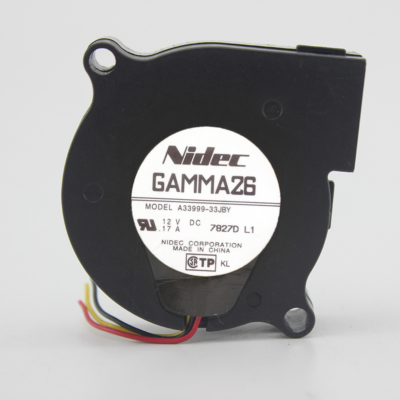 NIDEC A33999-33JBY 5CM 5015 50MM 50*50*15MM DC12V 0.17A 3Pin 3Wire Cooling Fan