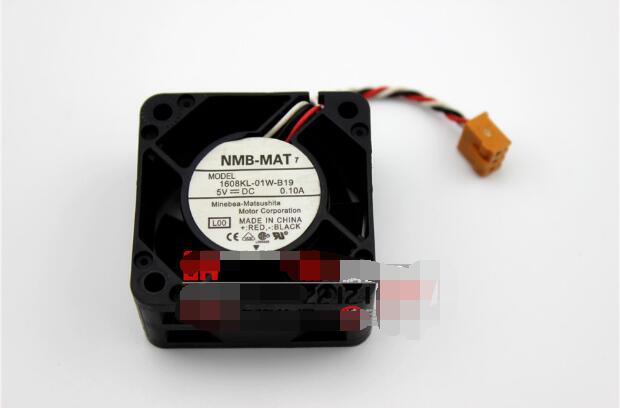 NMB 1608KL-01W-B19 L00 4020 4CM 40MM 40*40*20MM DC5V 0.10A 3Wire Cooling Fan