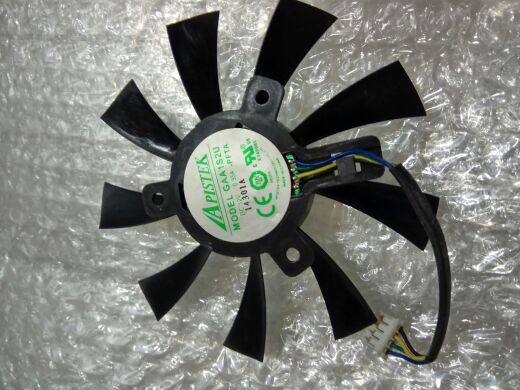 APISTEK R7 360 OC R7 260X GAA1S2U DC12V 0.35A 4Wire 4Pin Video Display Graphics Card GPU Cooling Fan