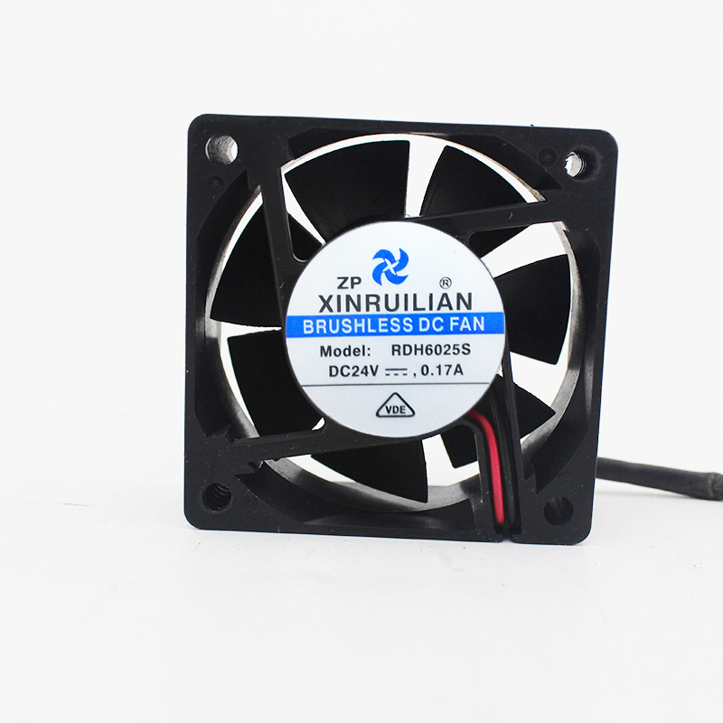 XINRUILIAN RDH6025S DC24V 0.17A 6025 6CM 60MM 60*60*25MM 2Wire Cooling Fan