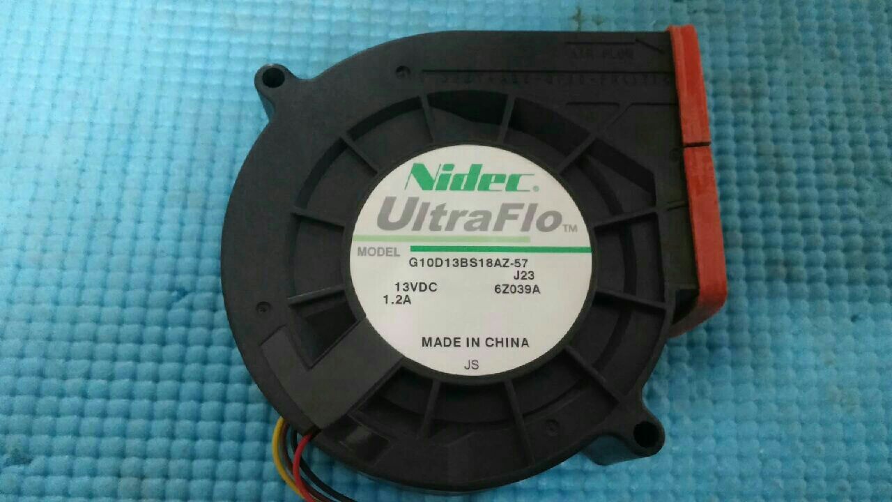 Nidec 9733 G10D13BS18AZ-57 J23 DC13V 1.2A 3Pin 3Wire Cooling Fan