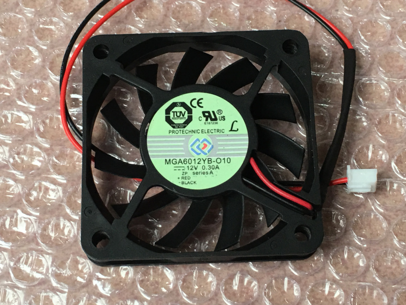 MGA MGA6012YB-010 MGA6012YB-O10 6010 60*60*10MM 6CM 60MM DC12V 0.30A 2Pin 2Wire Cooling Fan