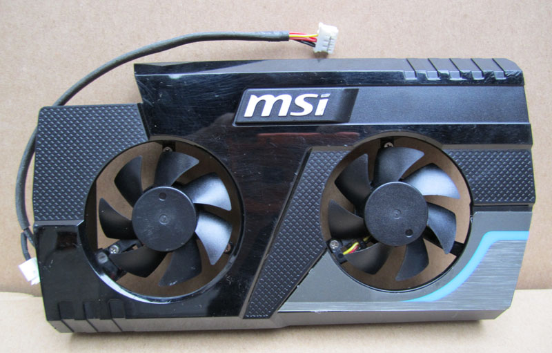 MSI N430GT 520GT 610GT 620GT 630GT FY04510H12SFA DC12V 0.20A 3Pin 3Wire Graphics Card Cooling Fan