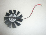 Power Logic PLD06010S12L DC12V 0.2A 5410 5CM 54mm 54x54x10mm 39mm 2Pin 2Wire Graphics Card Cooling Fan