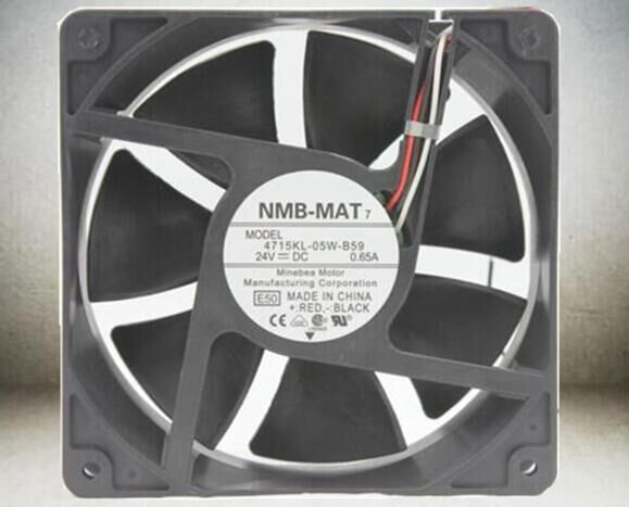 NMB 4715KL-05W-B59 12038 12CM 120MM 120*120*38MM DC24V 0.65A 12CM Cooling Fan