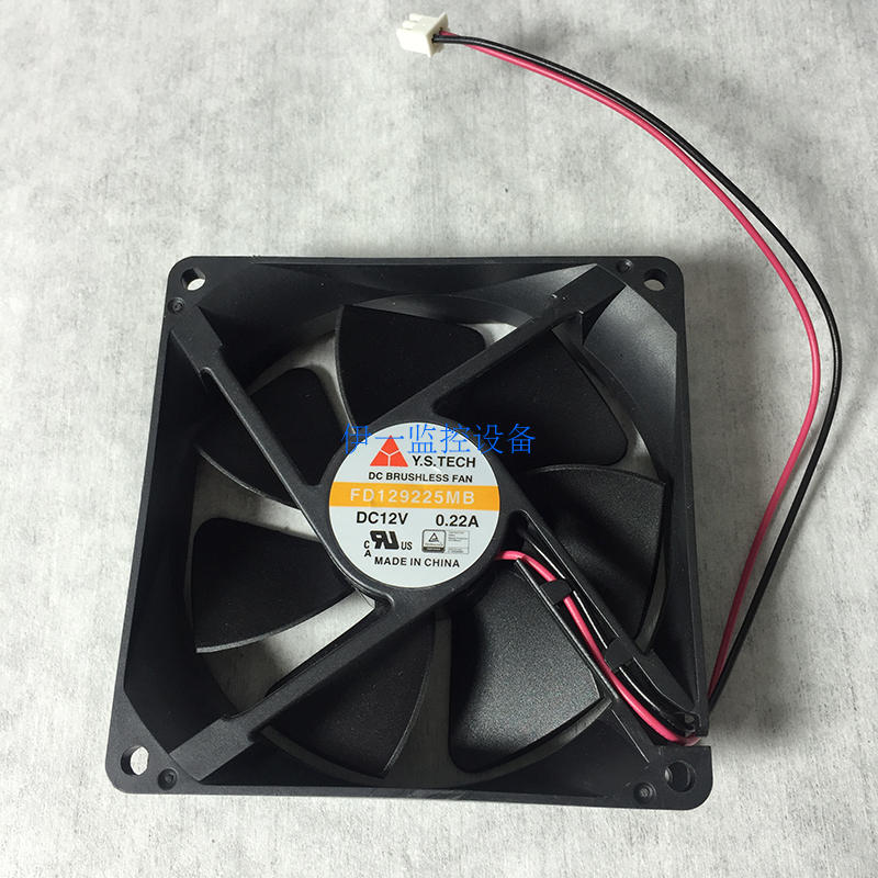 Y.S TECH FD129225MB 9225 9.2CM 92MM 92*92*25MM DC12V 0.22A 2Pin 2Wire Cooling Fan