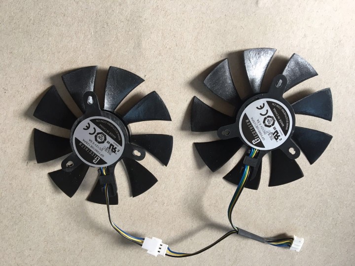 New Zotac GTX1070 MINI ZT-P10700K-10M 40mm 85mm Display Video Graphics Card Cooling Fan Repalcement