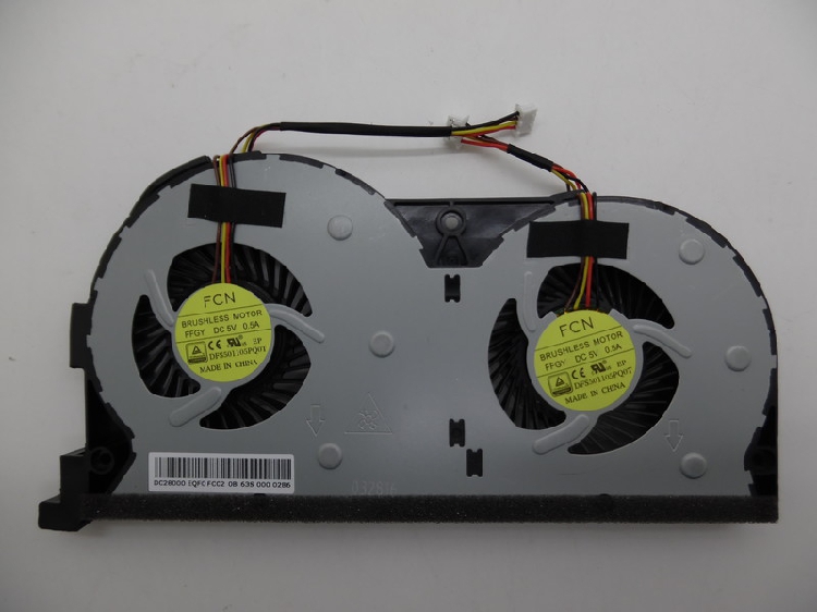 Lenovo Y50-70AS Y70-70 Y50-70AM Y50P-70FFGY DFS501105PQ0T DC5V 0.5A 4Wire+4Wire 8Pin Cooling Fan