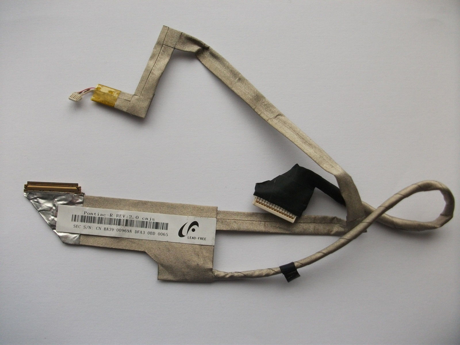Samsung NP N210 NB30 N150 N145 N220 SEC BA39-00949A DFA3 BL00MINGT0N LED LCD LVDS VIDEO Display Cable